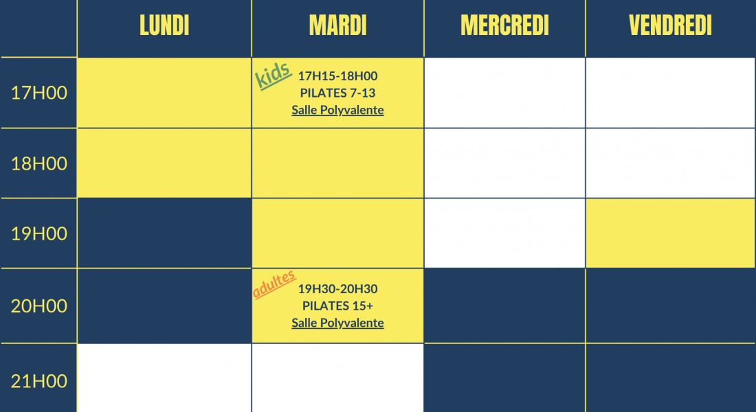planning pilates